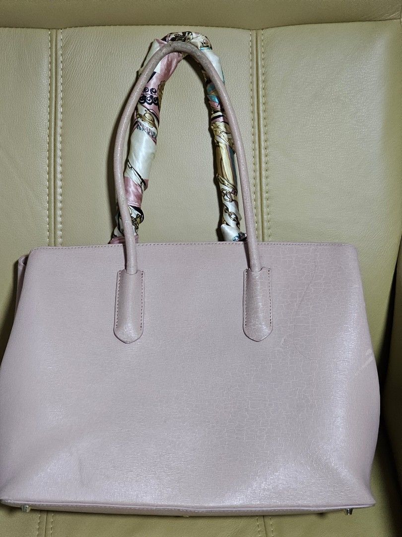 FURLA LIGHT PINK TOTE BAG OFFICE BAG HAND BAG Women s Fashion