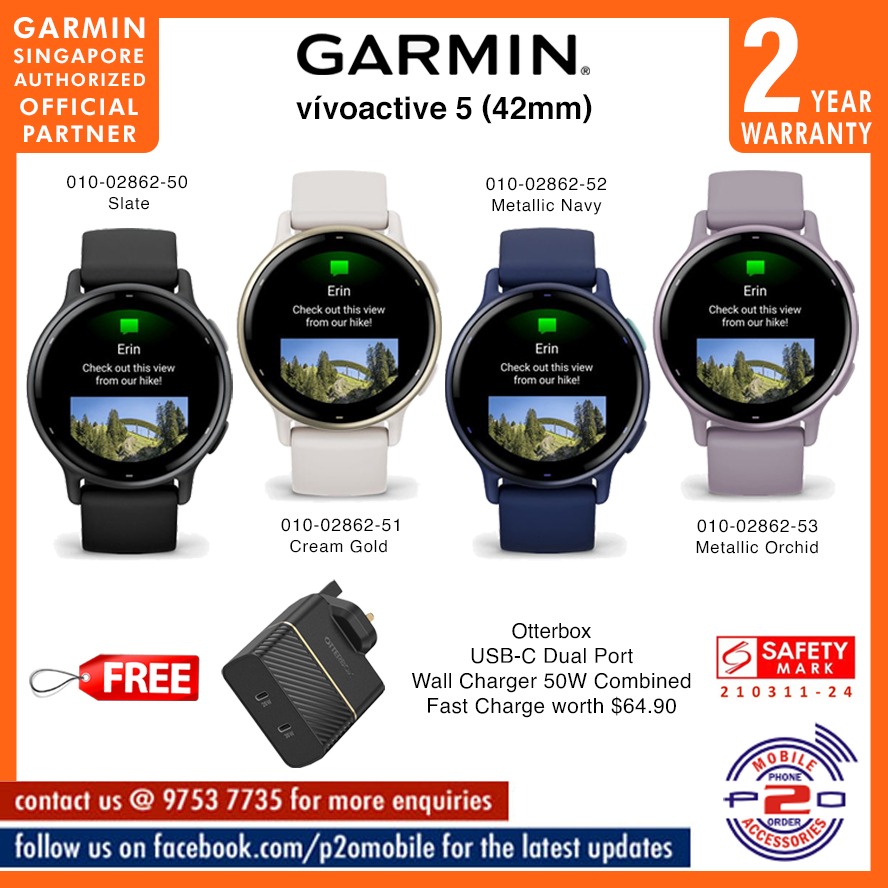 Garmin vivoactive slate hot sale