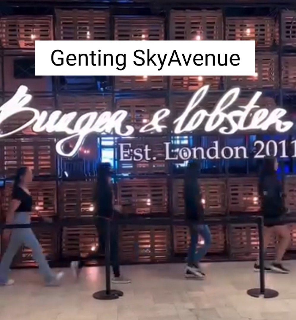 Genting Burger & Lobster Food Voucher, Tickets & Vouchers, Local