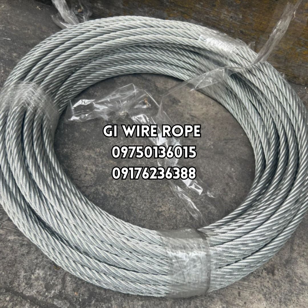 GI Wire Rope, Commercial & Industrial, Industrial Equipment on Carousell