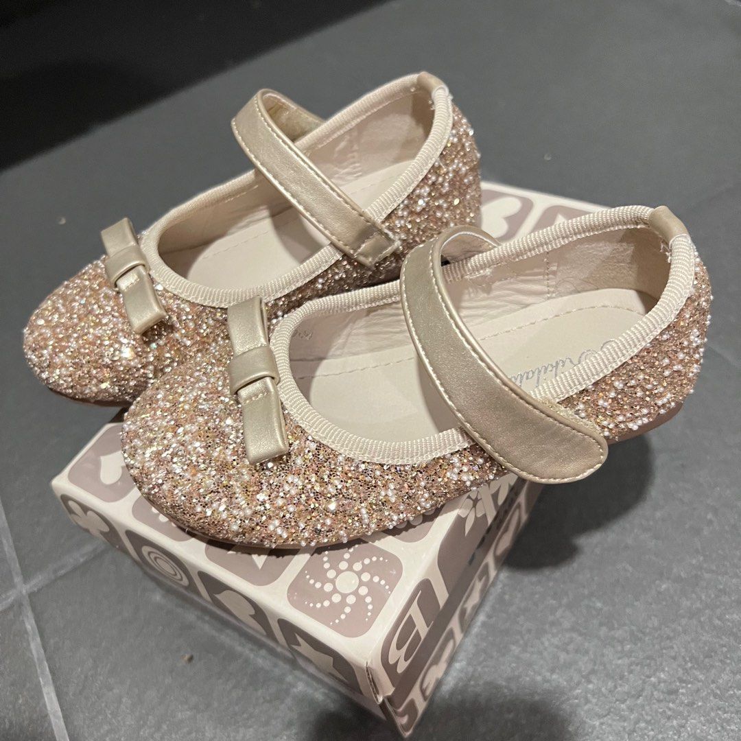 Girls gold outlet mary janes