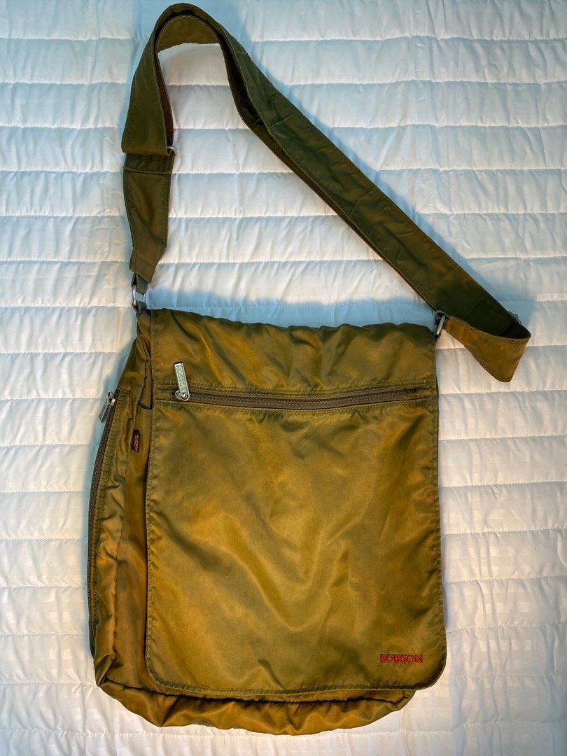 Green messenger bag, Men's Fashion, Bags, Sling Bags on Carousell