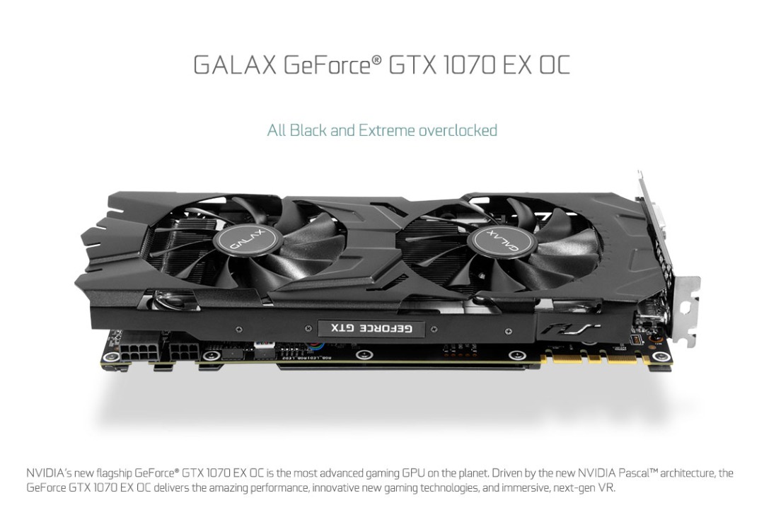 Galax on sale gtx1070 ex