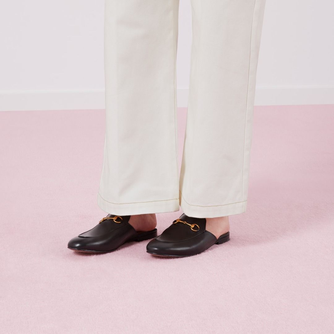 Gucci princetown leather slipper store