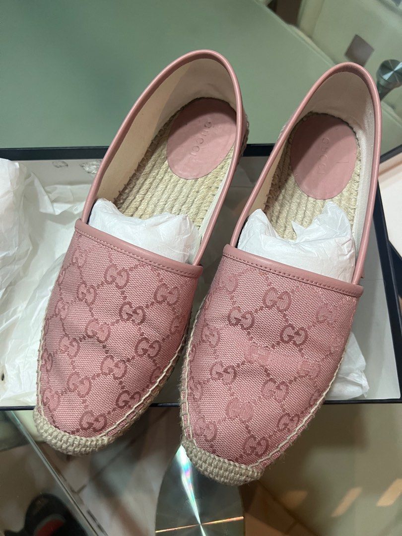 Gucci discount pink espadrilles