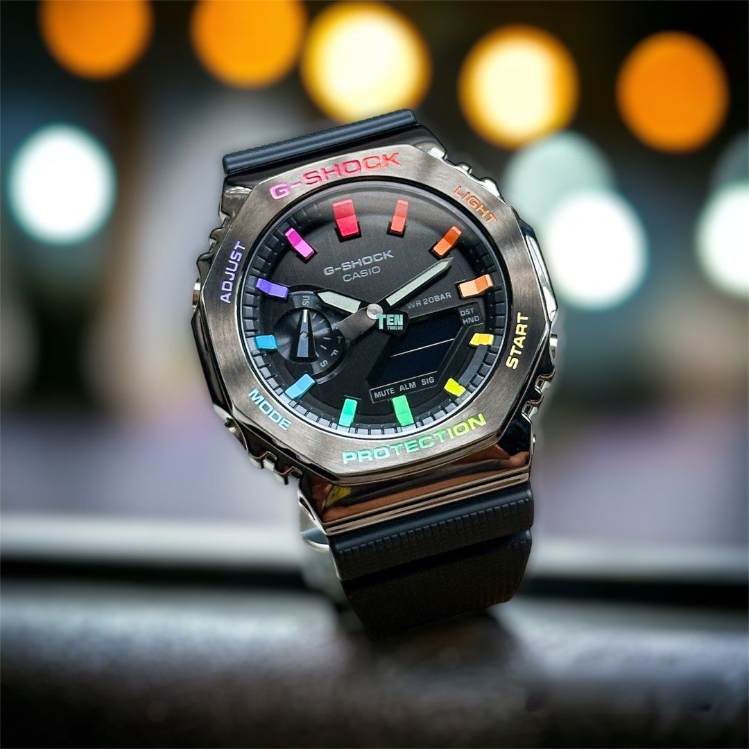 Casio g shock black metal on sale