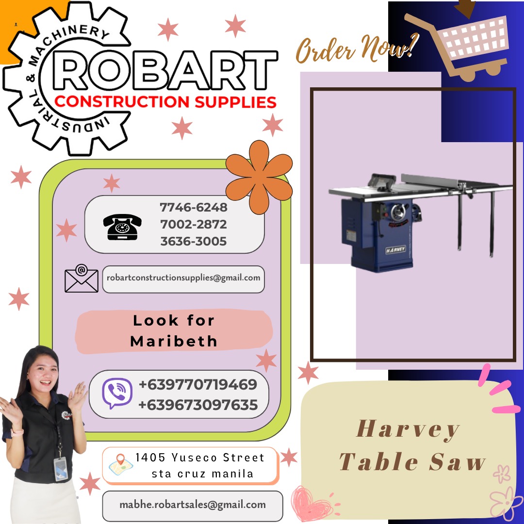 Harvey Table Saw, Commercial & Industrial, Construction Tools