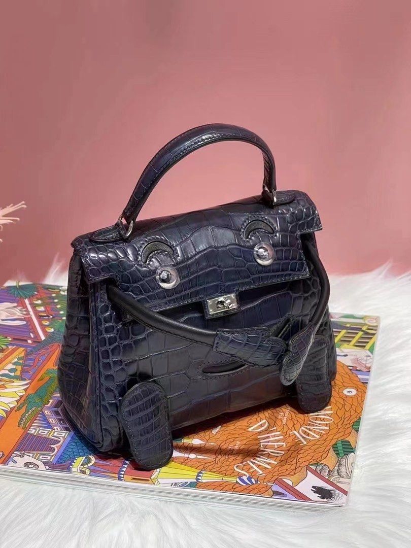 Hermes kelly doll crocodile deals