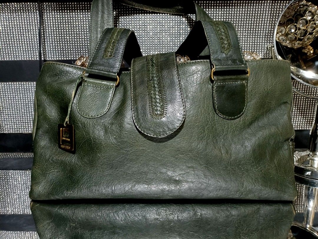 Hidesign store green handbag