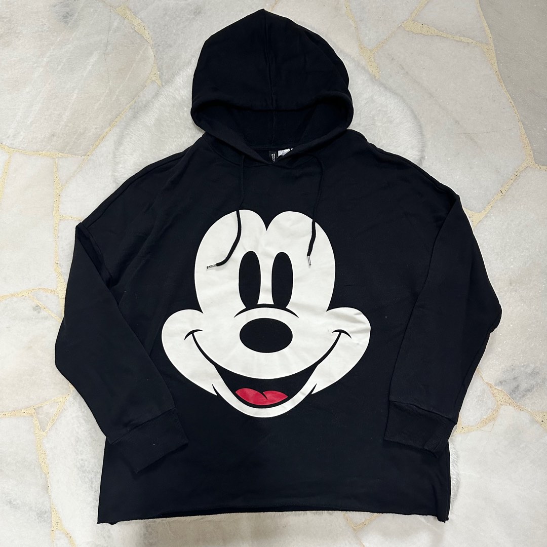 H M Mickey Mouse Hoodie Women s Fashion Coats Jackets and