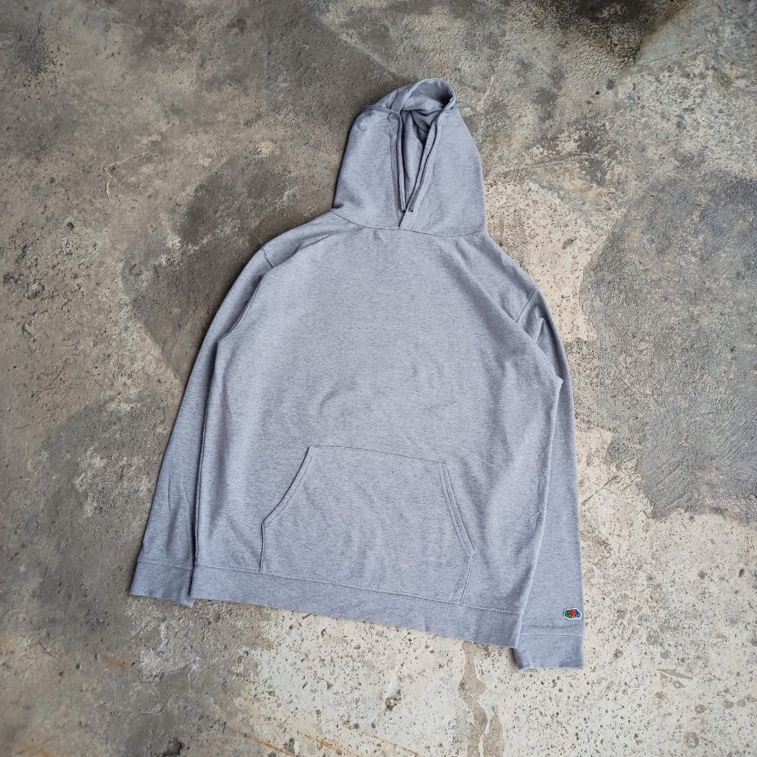 HOODIE FRUIT OF THE LOOM, Fesyen Pria, Pakaian Atasan di Carousell