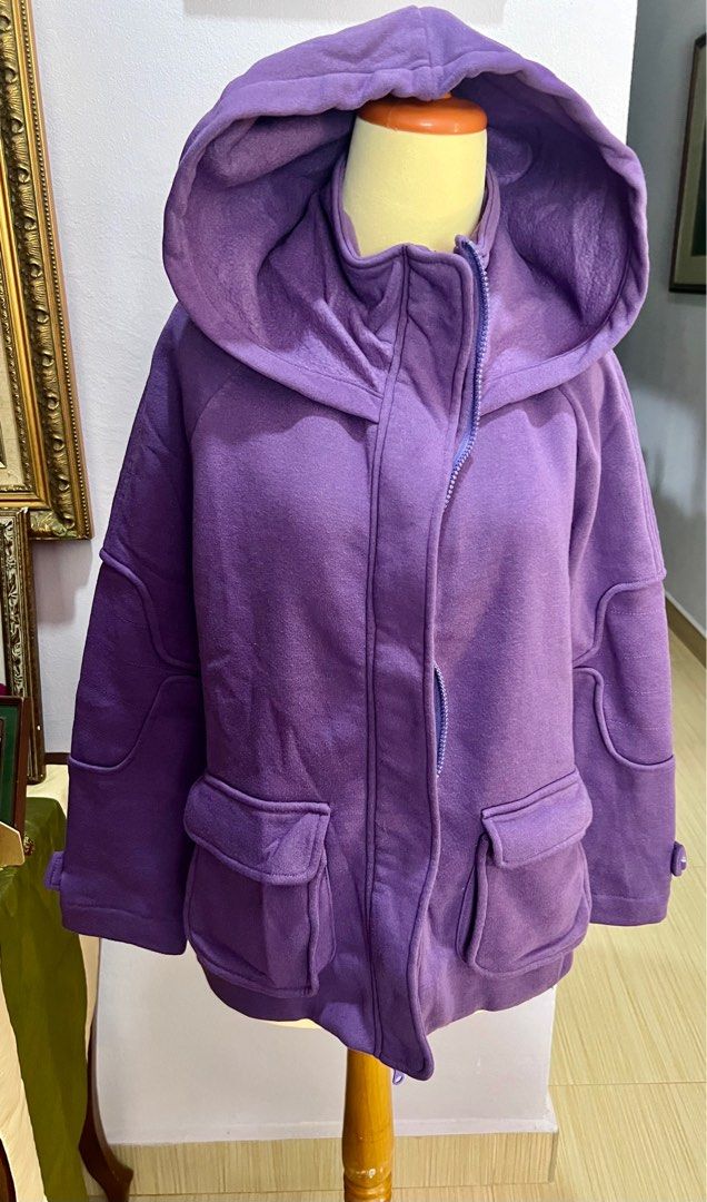 Purple hoodie 2025 jacket