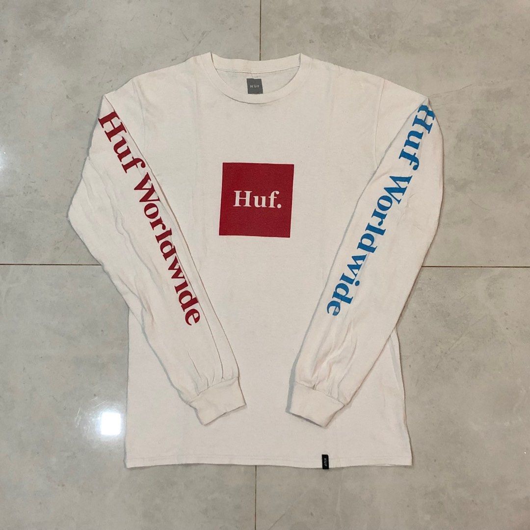 Huf worldwide longsleeve Men s Fashion Coats Jackets and Outerwear on Carousell