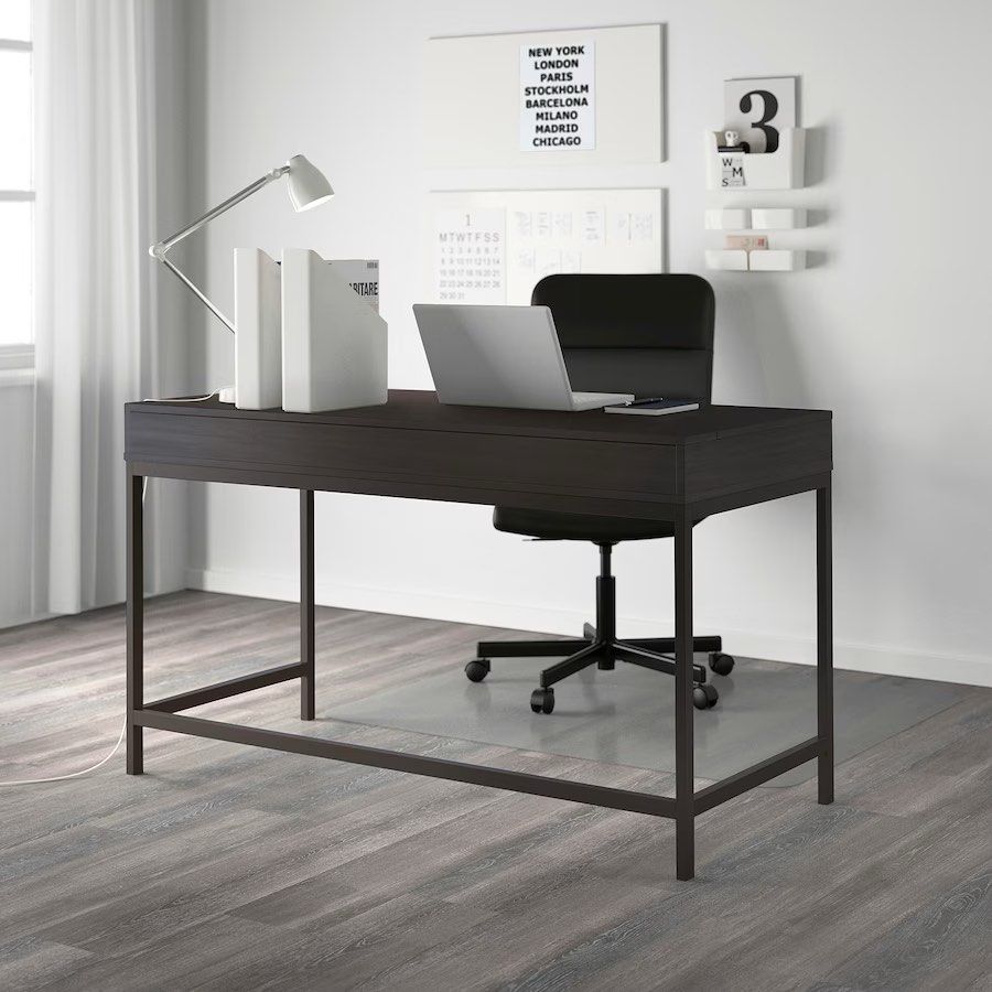 Alex desk black brown discount