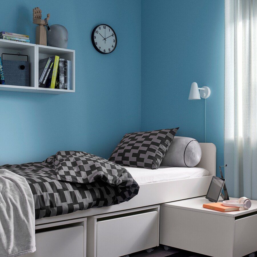 Ikea BLASKATA single duvet cover, Furniture & Home Living, Bedding & Towels  on Carousell