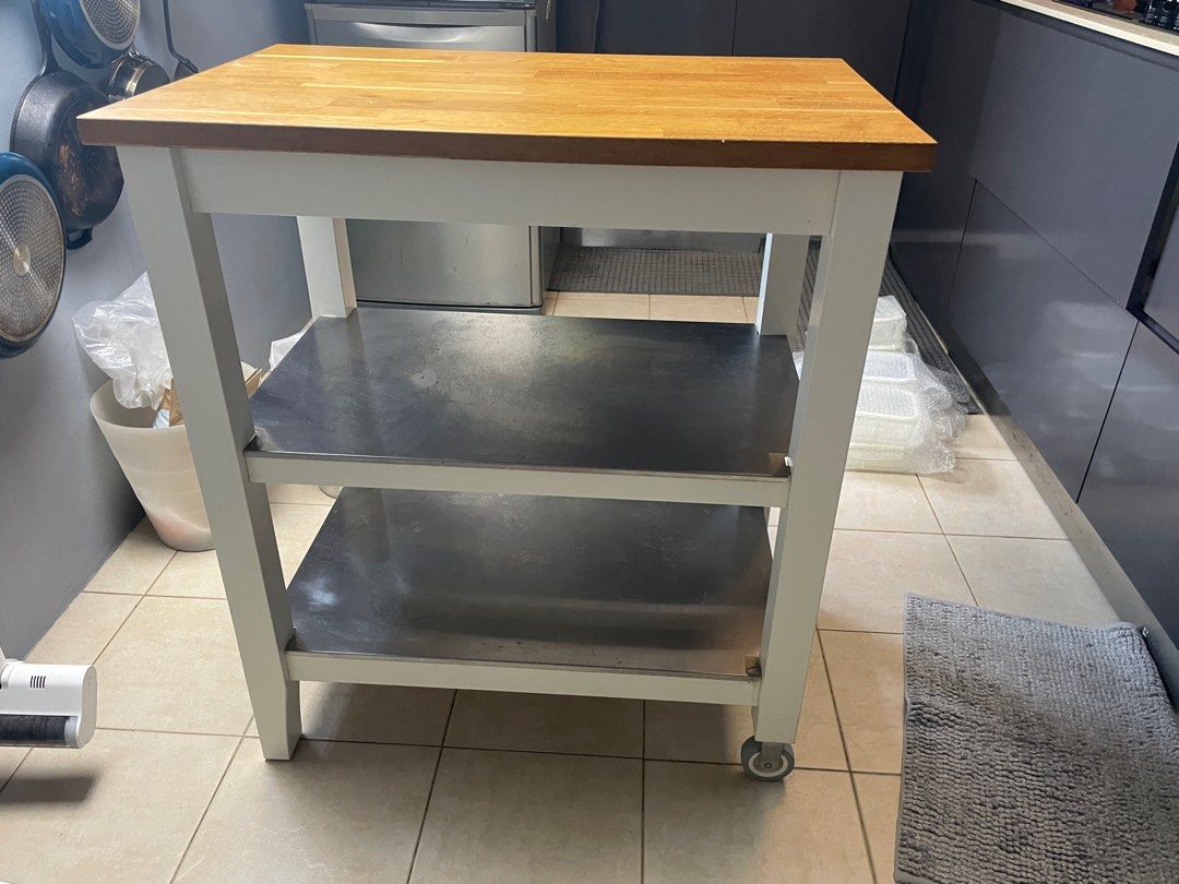 Ikea Kitchen Trolley, Furniture & Home Living, Furniture, Tables & Sets on Carousell