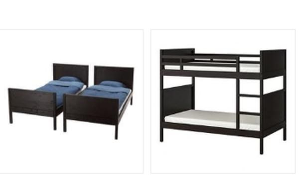 Ikea bunk cheap bed norddal