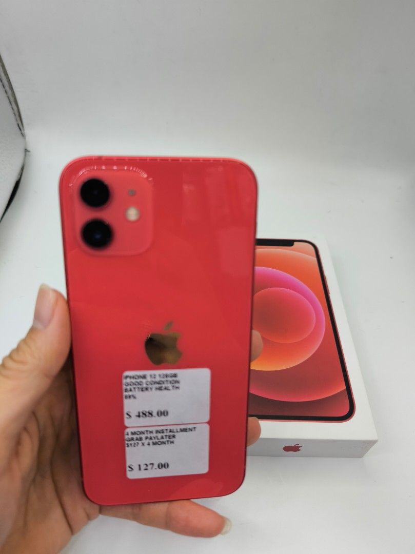 iPhone 12 Red 128GB, Mobile Phones & Gadgets, Mobile Phones, iPhone, iPhone 12 Series on Carousell