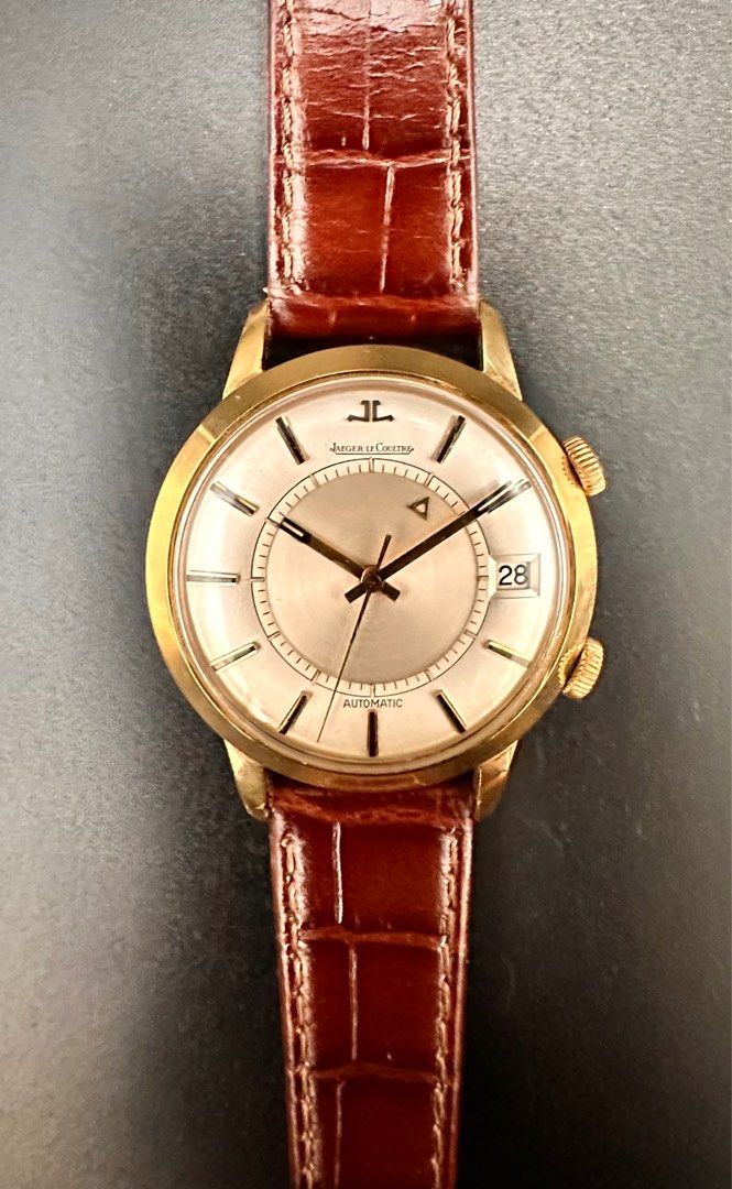 Jaeger LeCoultre Ref. E855 Memovox Alarm 18K YG