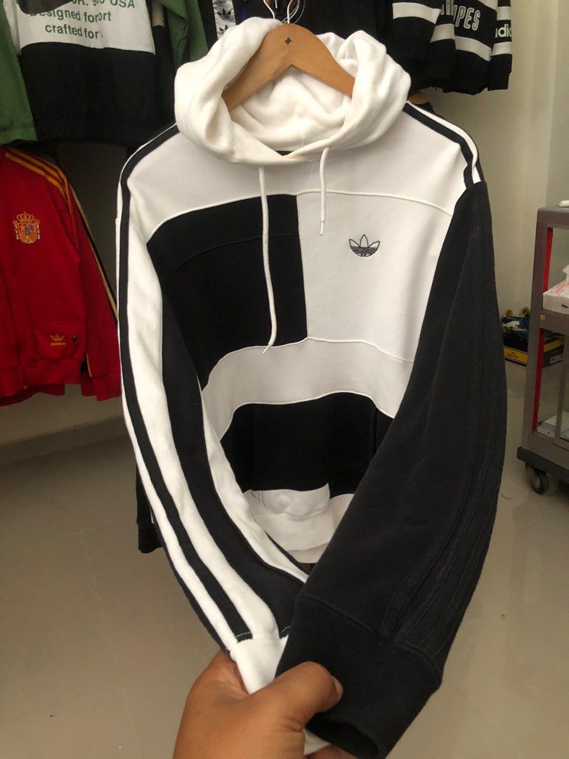 Adidas asymm top block hoodie
