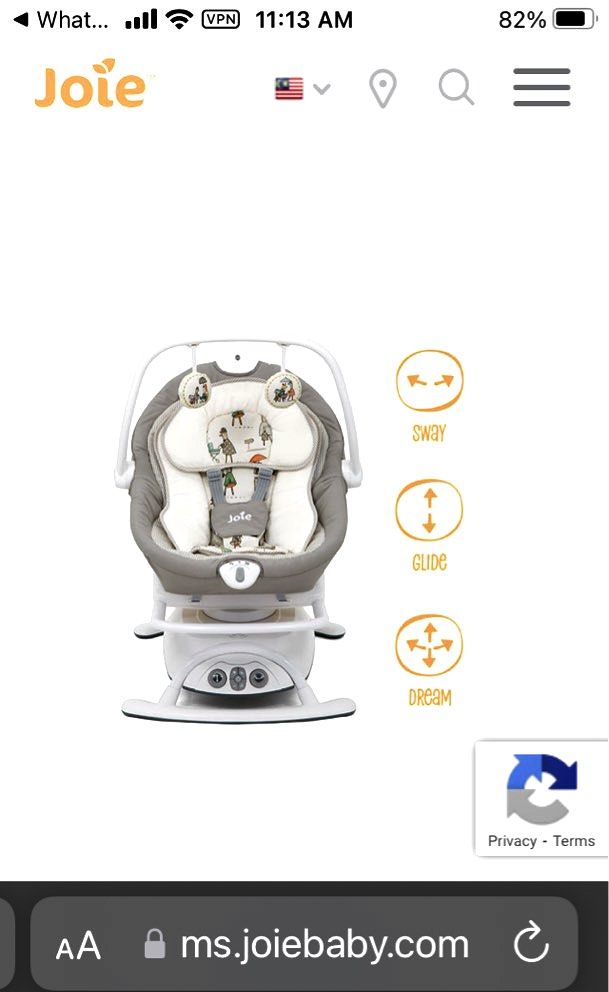 Joie 2in1 Glider and rocker automatic Babies Kids Baby Nursery
