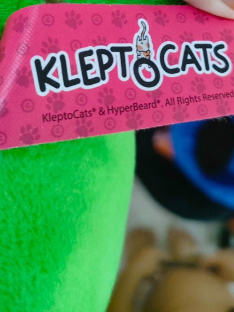 Kleptocat watermelon cat plush soft toy Hobbies Toys Toys