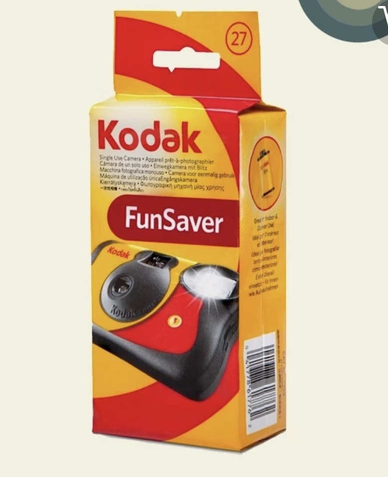 Kodak Funsaver Single Use Disposable 135 35mm Film Camera 27