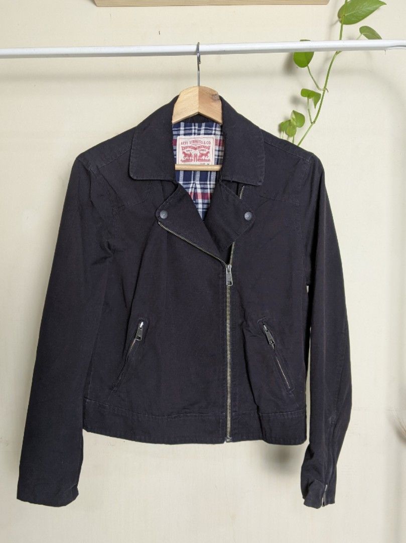 Levis black coat outlet