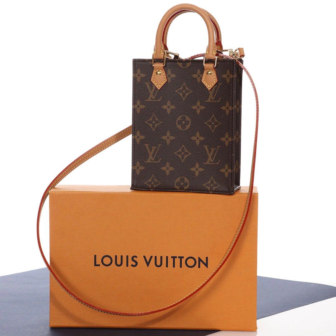 LV Petit Sac Plat Luxury Bags Wallets on Carousell