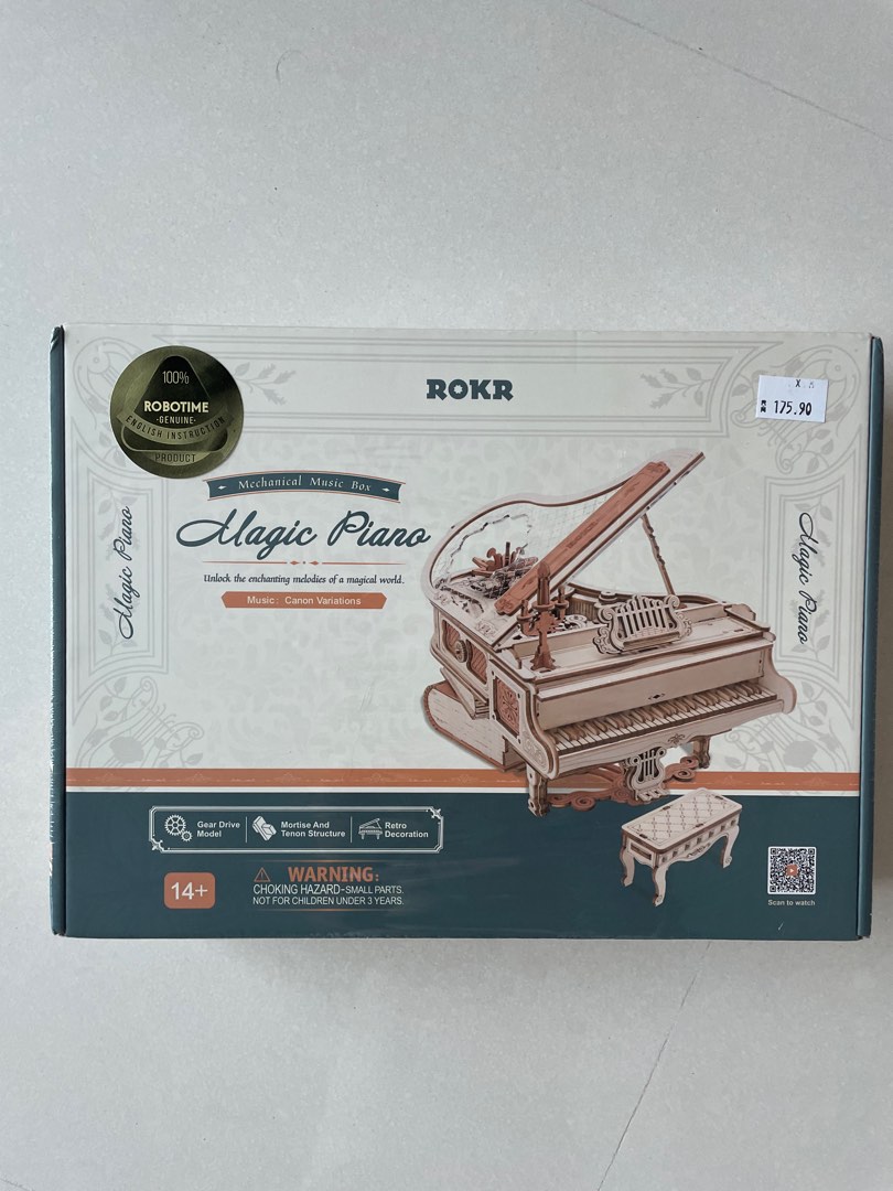 Magic Piano Mechanical Music Box, Hobbies & Toys, Toys & Games on Carousell