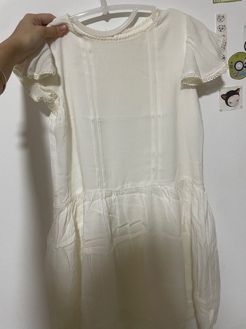 Mango White Dress