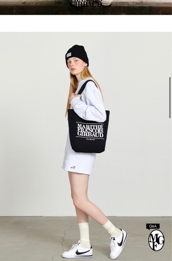☆Marithe + Francois Girbaud☆ CLASSIC LOGO DENIM ECO BAG da Promo Marithe + Francois Girbaud Classic Logo Denim Eco Bag