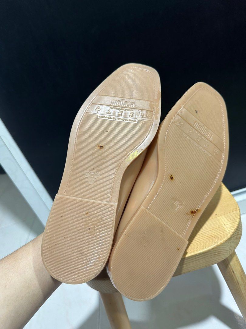 Melissa cheap nude shoes