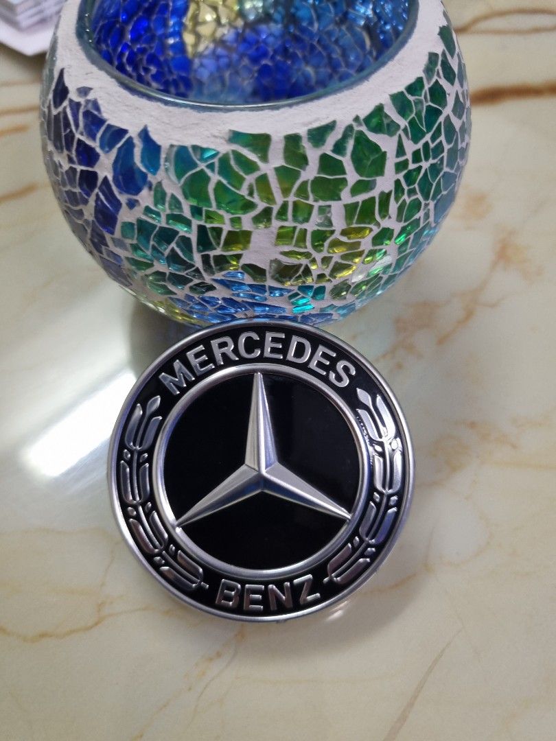 Mercedes Benz front emblem, Car Accessories, Accessories on Carousell