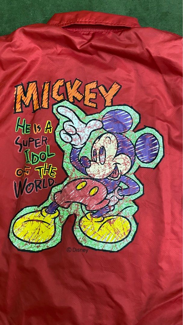 Mickey mouse coach jacket hotsell