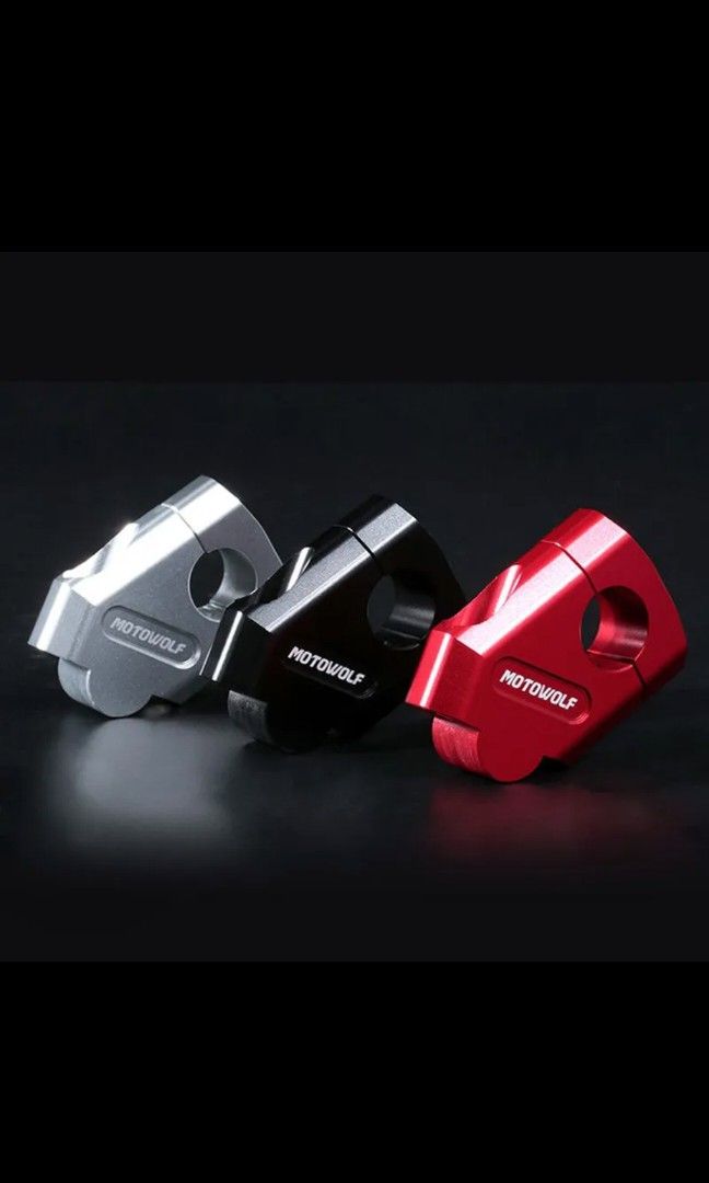 Motowolf handlebar risers 22mm, Motorcycles, Motorcycle Accessories on ...