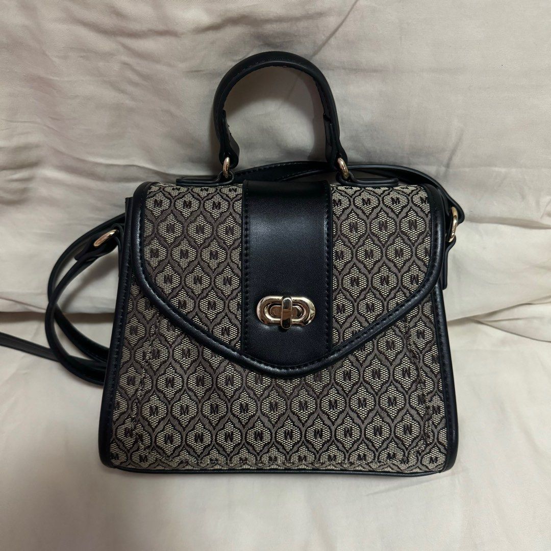 Moussy monogram mini shoulder bag hotsell