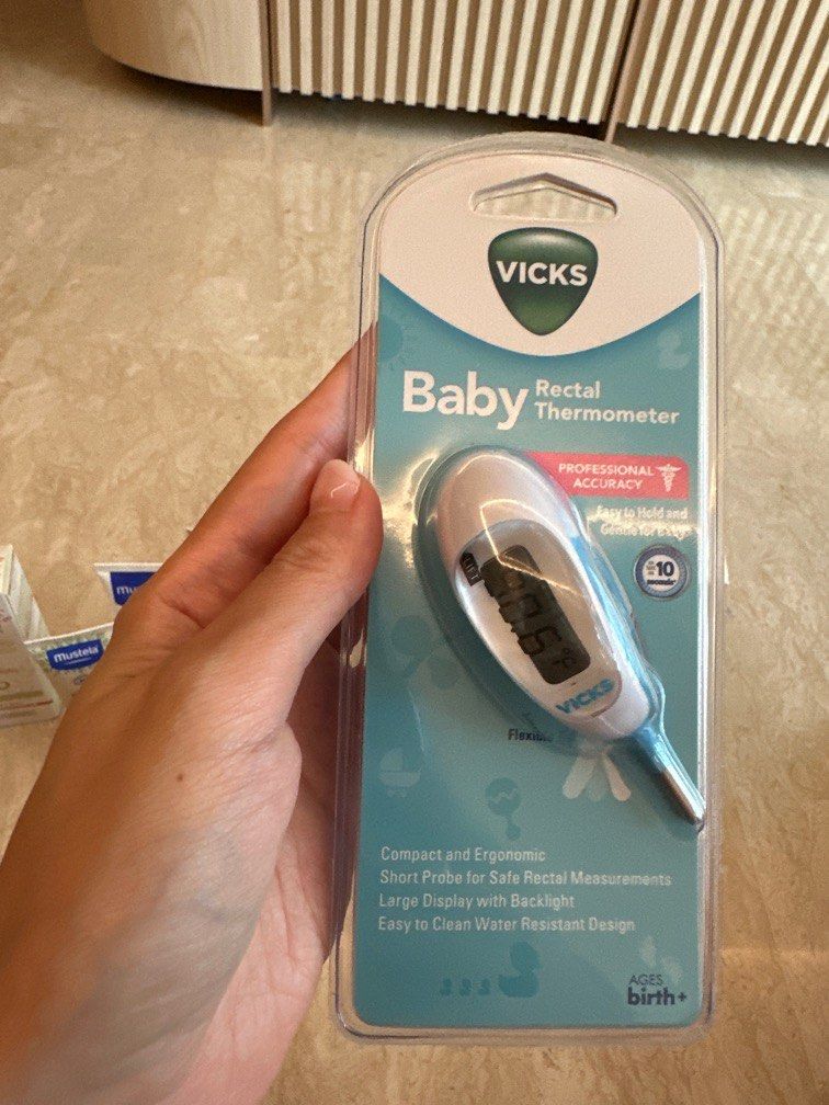 Mustella Organic Set Vicks Rectal thermometer