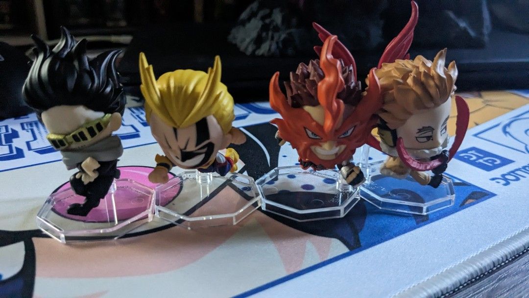 My Hero Academia Gashapon Set (Category: Figurines & Statues) located in Makati City. Submitted by thebigchig (Listing ID 1270880400, Image 1). Description: Selling as a set. Will not entertain single purchase. -Will include the gashapon capsule. You can PM if you want more information about the items. I prefer meet ups, but I can do shipping only within Metro Manila..