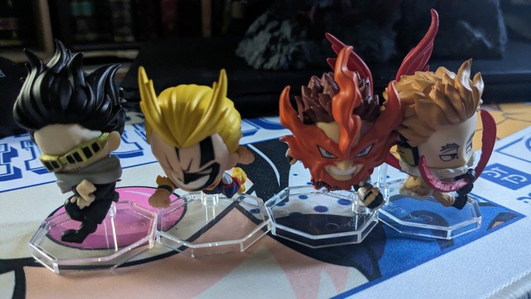 My Hero Academia Gashapon Set (Category: Figurines & Statues) located in Makati City. Submitted by thebigchig (Listing ID 1270880400, Image 2). Description: Selling as a set. Will not entertain single purchase. -Will include the gashapon capsule. You can PM if you want more information about the items. I prefer meet ups, but I can do shipping only within Metro Manila..