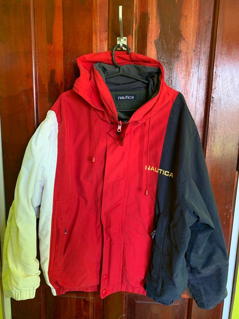NAUTICA Mens Vintage Reversible Color Blocked Nautica Puffer Jacket Size  Large To XL, Men's Fashion, Coats, Jackets and Outerwear on Carousell