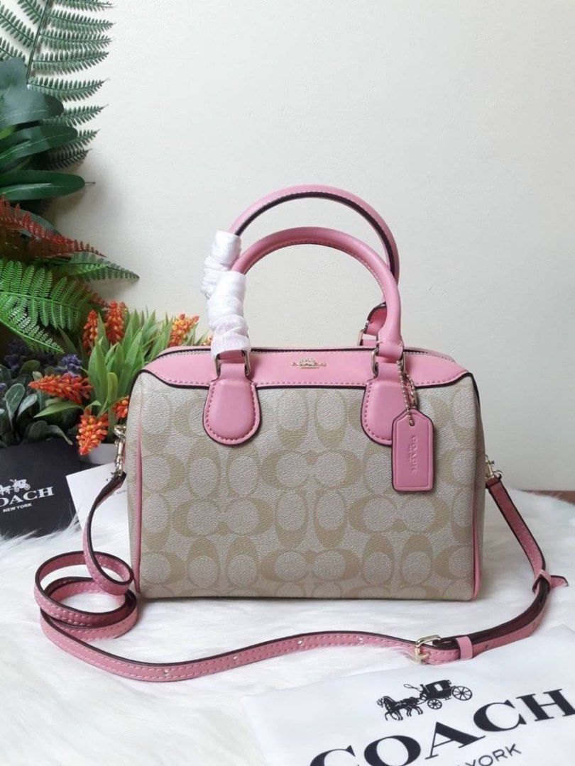 Coach f32203 mini bennett satchel in signature canvas store