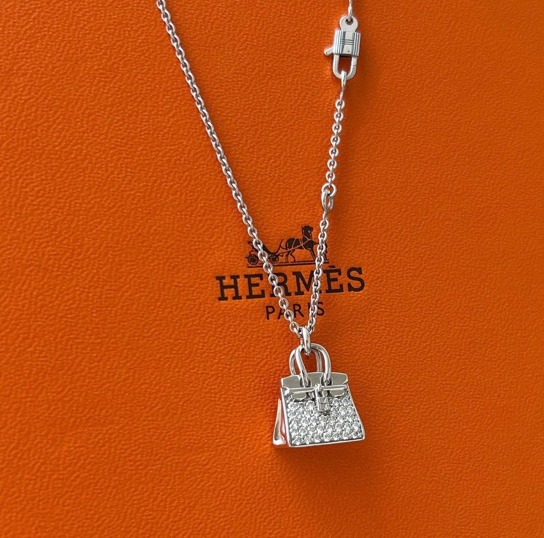 Hermes birkin necklace cheap