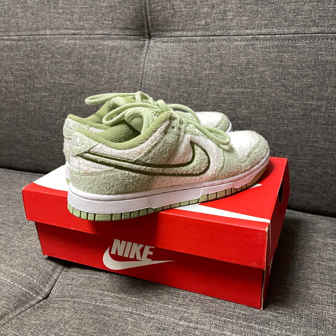 Nike Dunk Low Fleece 'Honeydew', Women's Fashion, Footwear, Sneakers on
