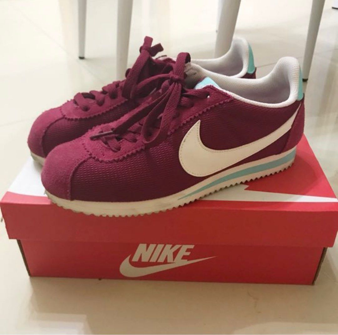 Cortez bordeaux femme top
