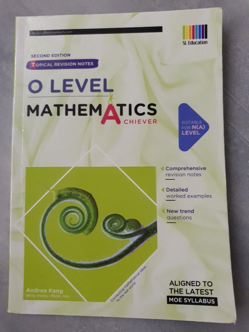 O Level Mathematics Revision Notes (Topical), Hobbies & Toys, Books ...