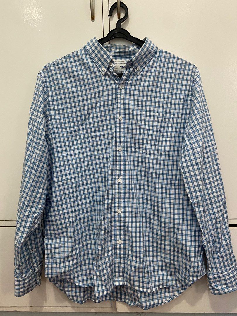 Old Navy Plaid Long Sleeved Polo (Category: Formal Shirts) located in Paranaque City. Submitted by curatedcavern (Listing ID 1270864997, Image 2). Description: .
