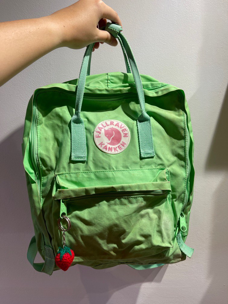 (ORIGINAL) Fjallraven Kanken Mint green backpack, Women's Fashion