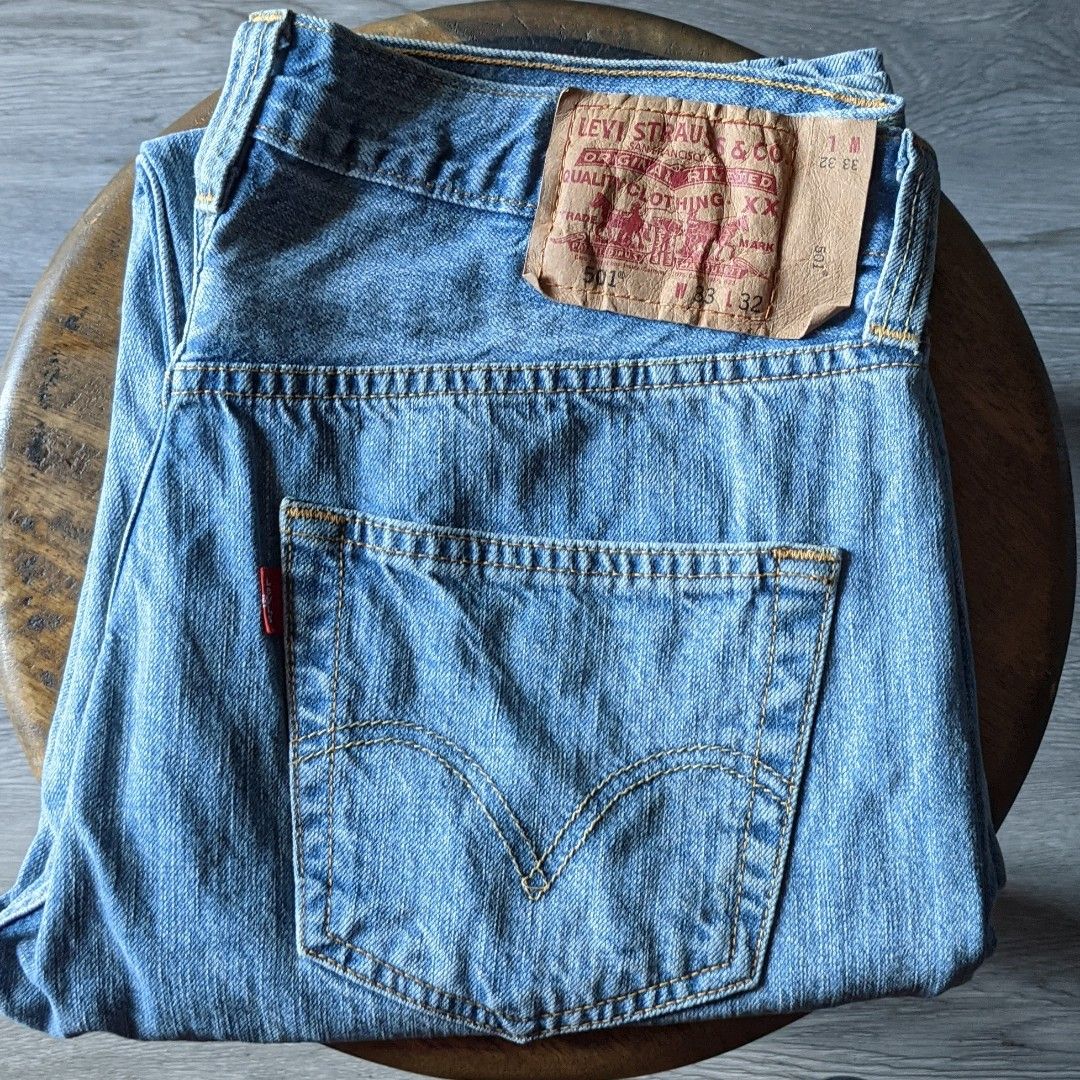 original levi's 501 button fly jeans, Men's Fashion, Bottoms, Jeans on ...