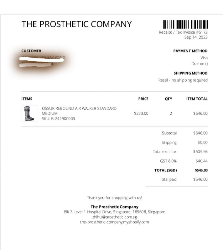 Orthopedic Air Walker Boot Cast for Ankle Sprains, Fractures and